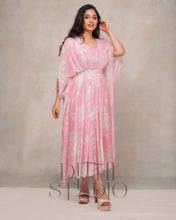 Load image into Gallery viewer, Pink Floral Kaftan
