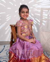 Load image into Gallery viewer, Purple Paavadai Sattai