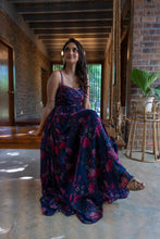 Load image into Gallery viewer, Midnight Blue Pleated Dress