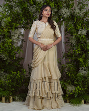 Load image into Gallery viewer, Off White Ruffle Dress