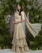 Load image into Gallery viewer, Off White Ruffle Dress