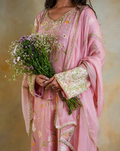 Load image into Gallery viewer, Blushing Blossom Chanderi Salwar Suit
