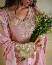 Load image into Gallery viewer, Blushing Blossom Chanderi Salwar Suit