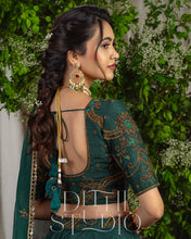Load image into Gallery viewer, Green Lehenga with Duppata