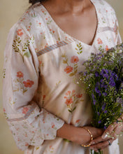 Load image into Gallery viewer, Blushing Floral Chanderi Suit Set