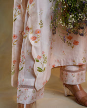 Load image into Gallery viewer, Blushing Floral Chanderi Suit Set