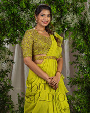 Load image into Gallery viewer, Lime Green Ruffle Dress