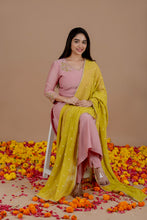 Load image into Gallery viewer, Mauve Pink Chandheri Set