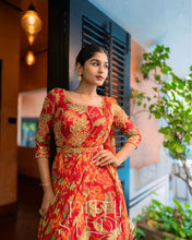 Load image into Gallery viewer, Red Rhapsody Drape Dress