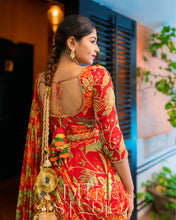 Load image into Gallery viewer, Red Rhapsody Drape Dress