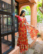 Load image into Gallery viewer, Scarlet Drape Sari