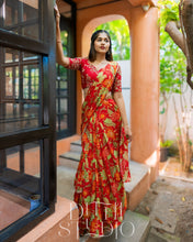 Load image into Gallery viewer, Scarlet Drape Sari