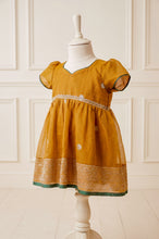 Load image into Gallery viewer, Mustard Green Frock