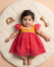 Load image into Gallery viewer, Mustard Pink Frock