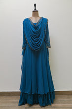 Load image into Gallery viewer, Double Drape Anarkali