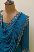 Load image into Gallery viewer, Double Drape Anarkali