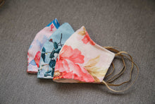 Load image into Gallery viewer, Printed Multilayer Women's Face Mask Set of 3