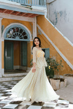 Load image into Gallery viewer, White and Yellow Marigold Skirt Set