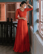 Load image into Gallery viewer, Orange Tier Dress