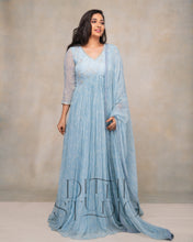 Load image into Gallery viewer, Blue Anarkali
