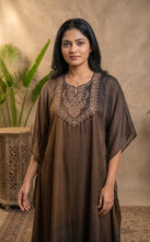Load image into Gallery viewer, Espresso Charcoal Ombré Kaftan Set
