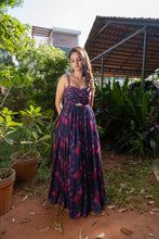Load image into Gallery viewer, Midnight Blue Pleated Dress
