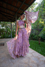 Load image into Gallery viewer, Mauve Pink Sharara Set
