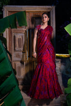 Load image into Gallery viewer, Red Fish Cut Drape Dress
