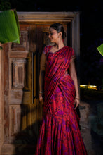 Load image into Gallery viewer, Red Fish Cut Drape Dress
