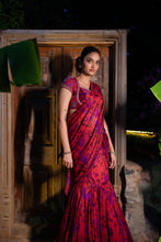 Load image into Gallery viewer, Red Fish Cut Drape Dress
