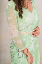 Load image into Gallery viewer, Pastel Green Drape Dress
