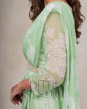 Load image into Gallery viewer, Pastel Green Drape Dress
