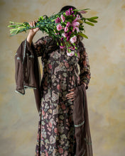 Load image into Gallery viewer, Brown Paisley Printed Chanderi Salwar Suit
