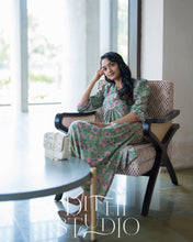 Load image into Gallery viewer, Green Printed Co-Ord Salwar
