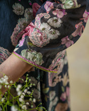Load image into Gallery viewer, Midnight Bloom  Paisley Printed  Chanderi Salwar Suit
