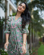 Load image into Gallery viewer, Green Printed Co-Ord Salwar
