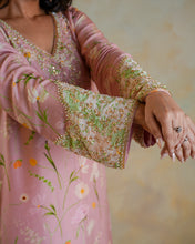 Load image into Gallery viewer, Blushing Blossom Chanderi Salwar Suit
