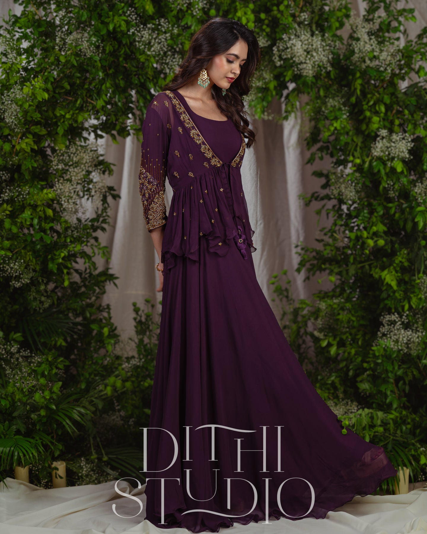 dark purple dress combination｜TikTok Search