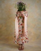 Load image into Gallery viewer, Vibrant Rose Floral Chanderi Suit Set
