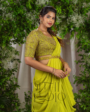 Load image into Gallery viewer, Lime Green Ruffle Dress
