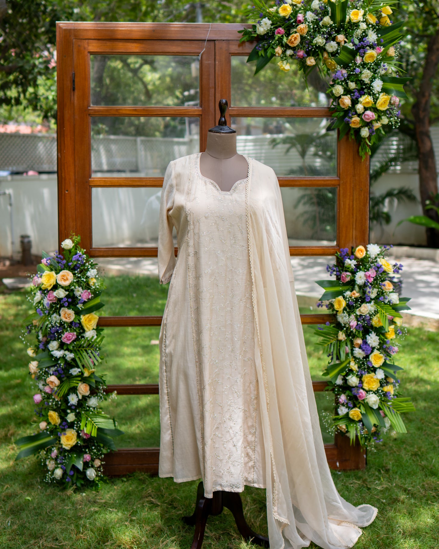 Off White Salwar