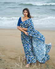 Load image into Gallery viewer, Blue Saree
