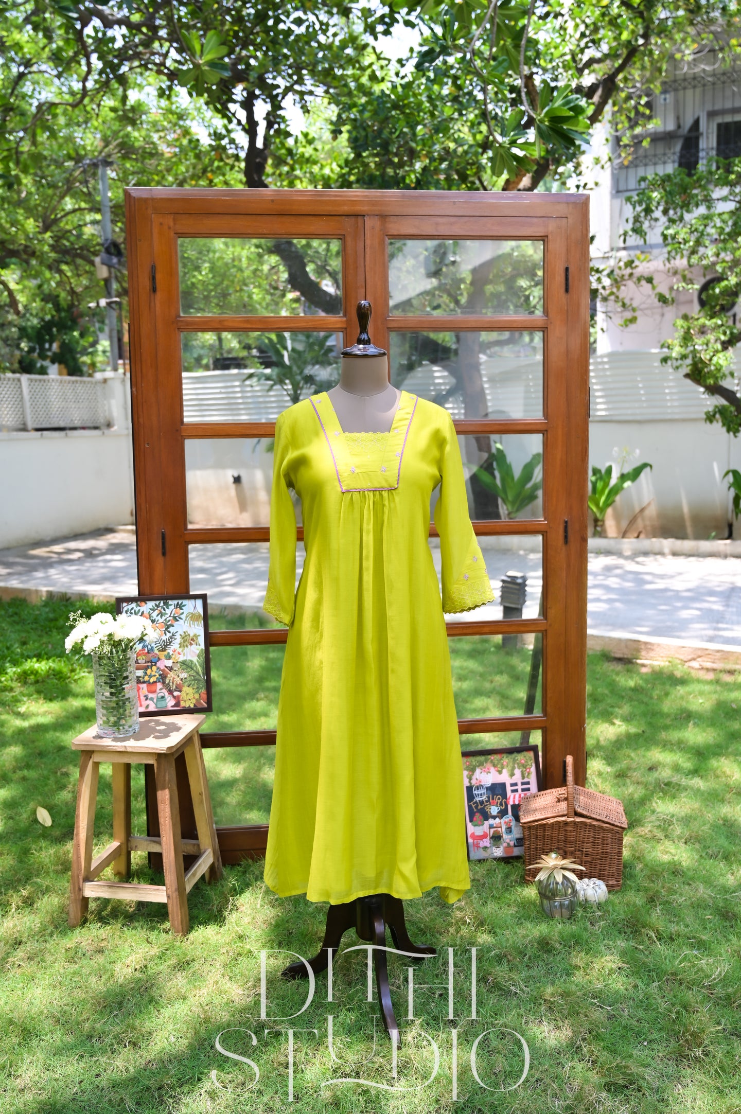 Green Salwar