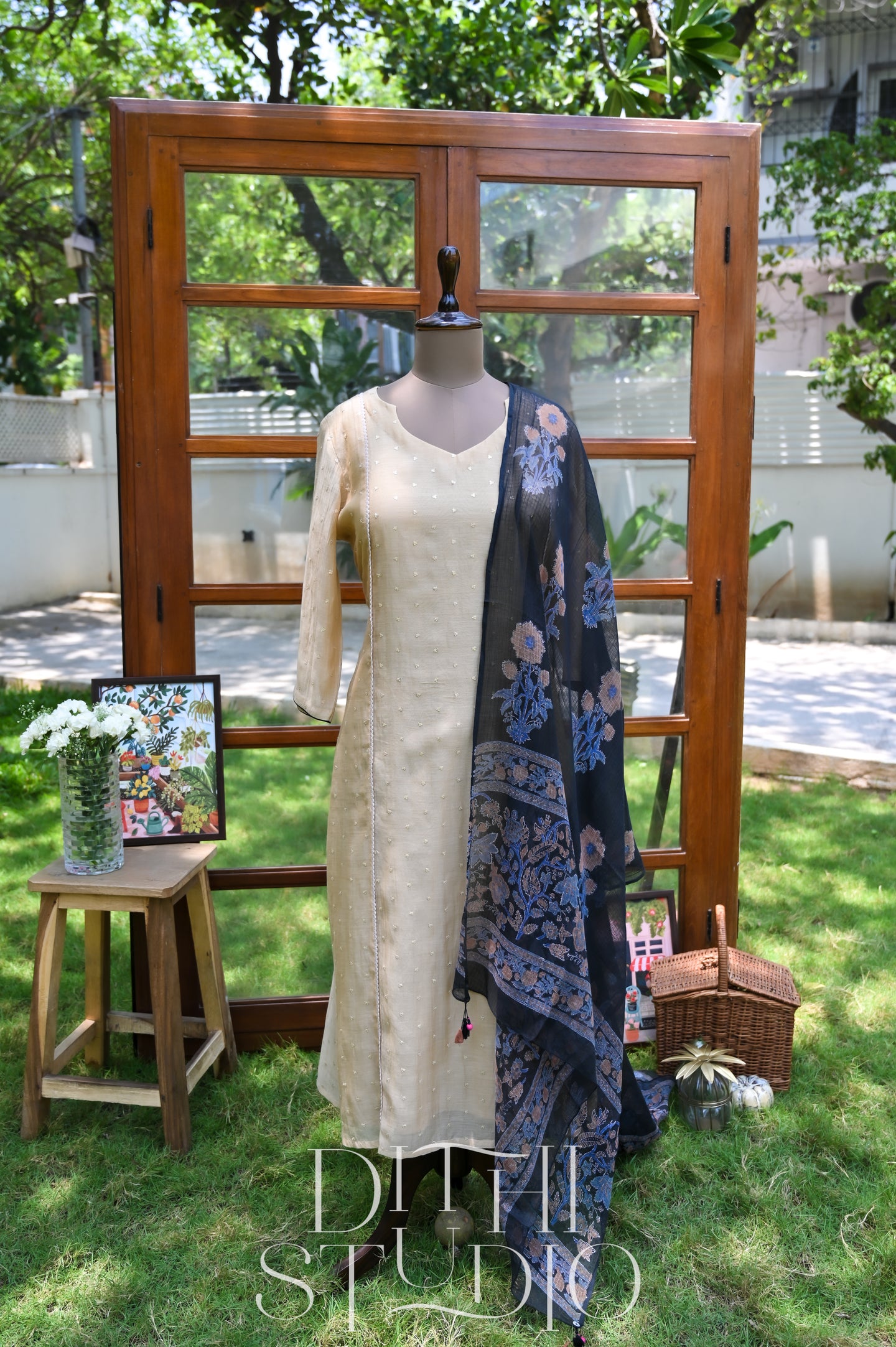 Beige Salwar