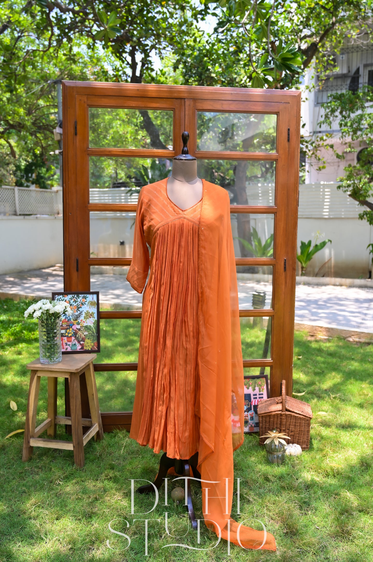 Orange Salwar