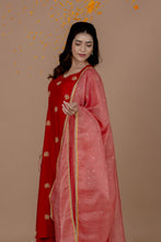 Load image into Gallery viewer, Red Chandheri Set

