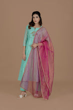 Load image into Gallery viewer, Mint Green Chandheri Set

