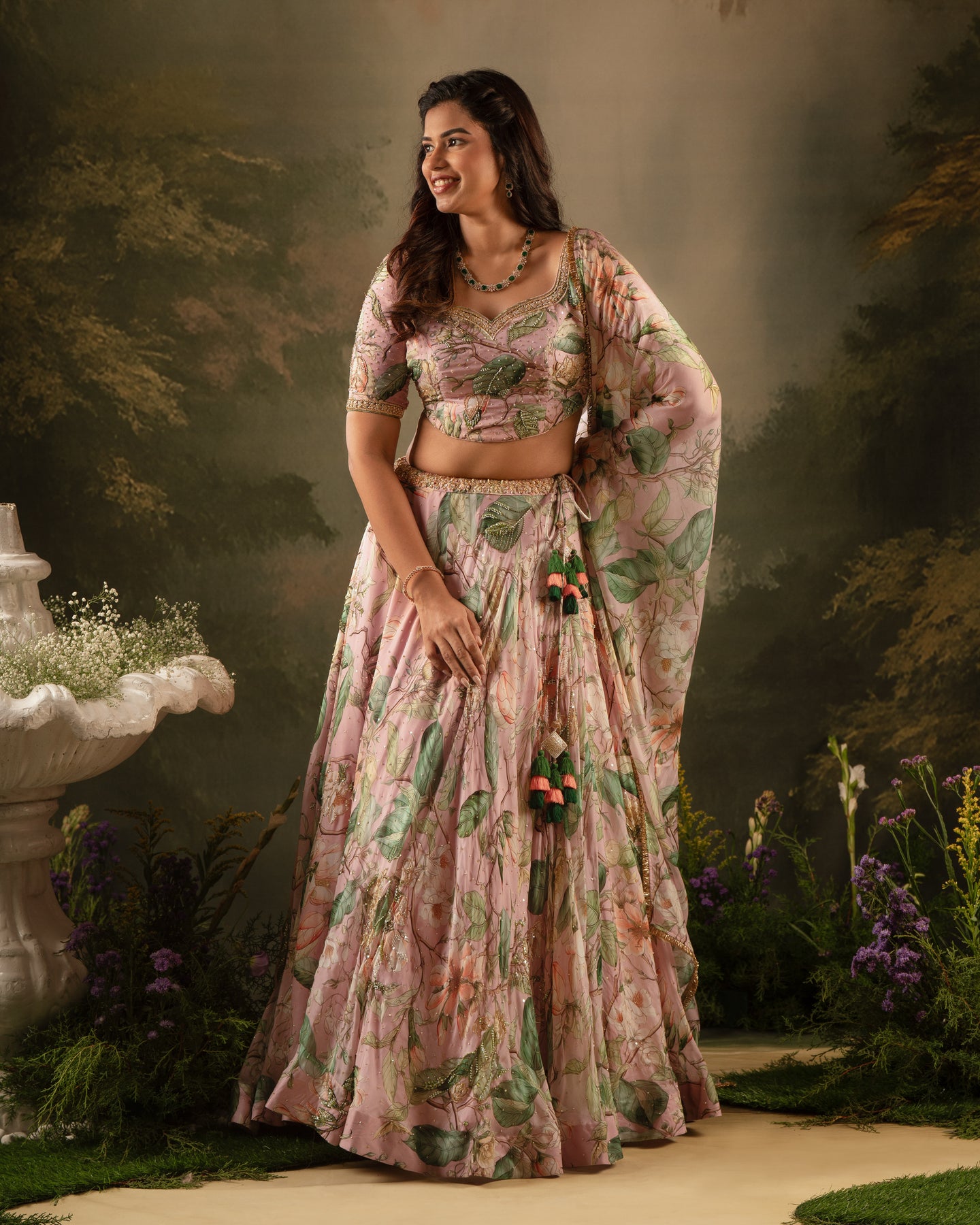 Pink Lehenga Set