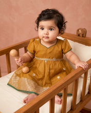 Load image into Gallery viewer, Mustard Green Frock
