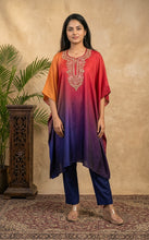 Load image into Gallery viewer, Sunset Twilight Ombré Kaftan Set
